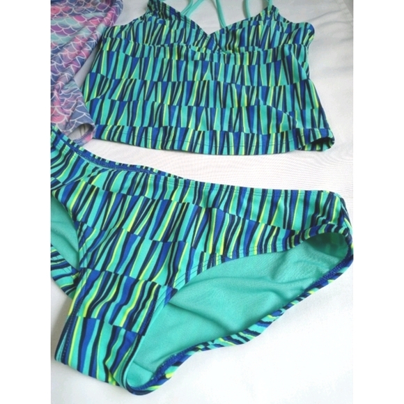 Swimsuit Bundle Tankini & One Piece for Girls Size 14 - Picture 4 of 13